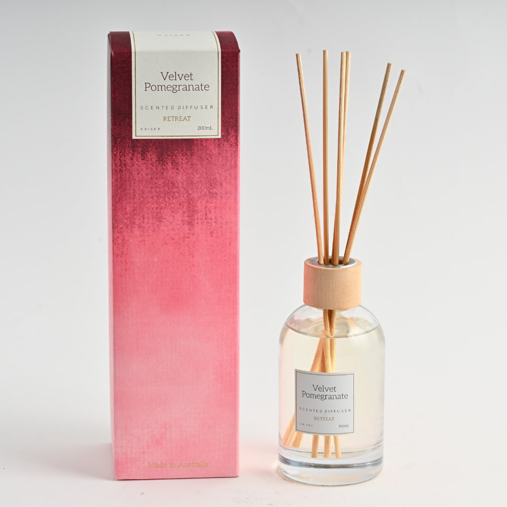 Retreat Reed Diffuser 200ml - VELVET POMEGRANATE